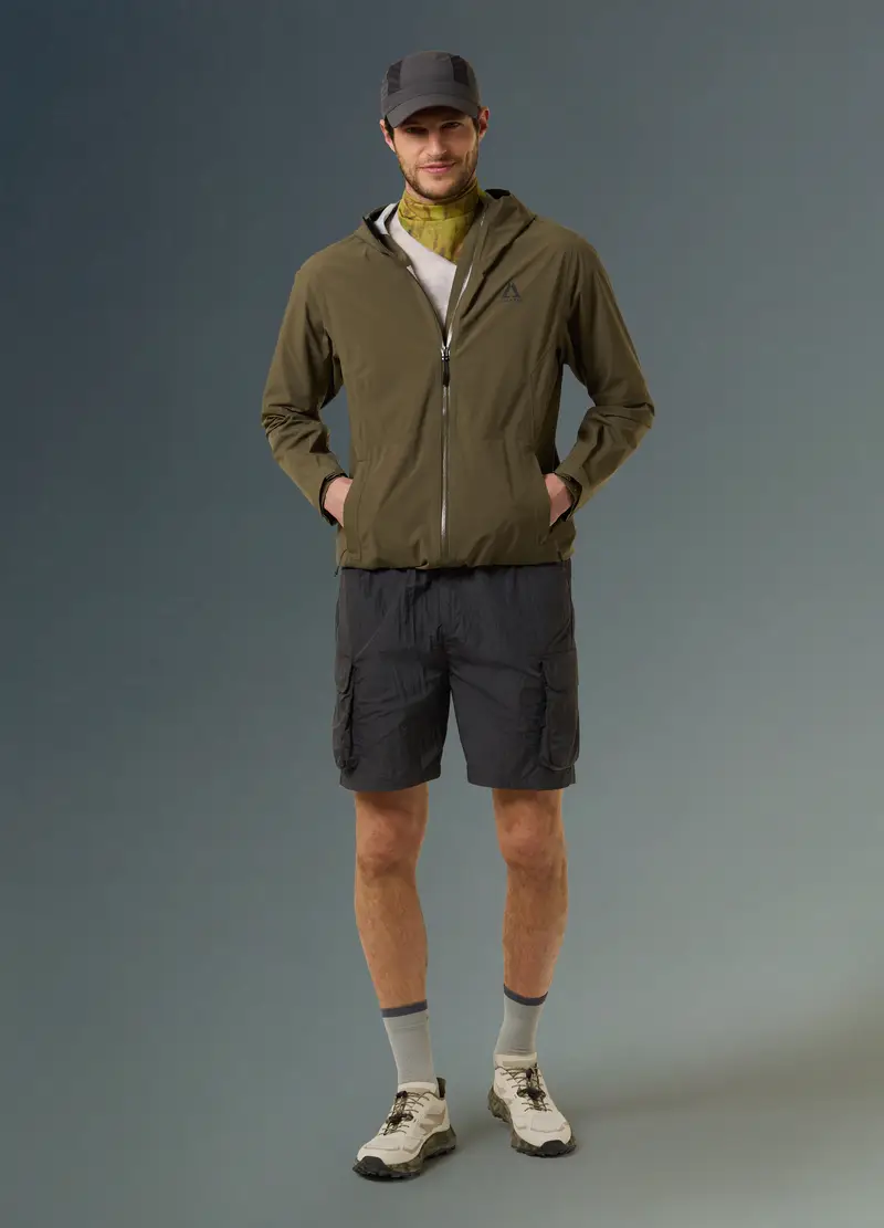 Giacca Guscio Antipioggia Altavia With Deborah Compagnoni, Uomo, Verde miniatura 2