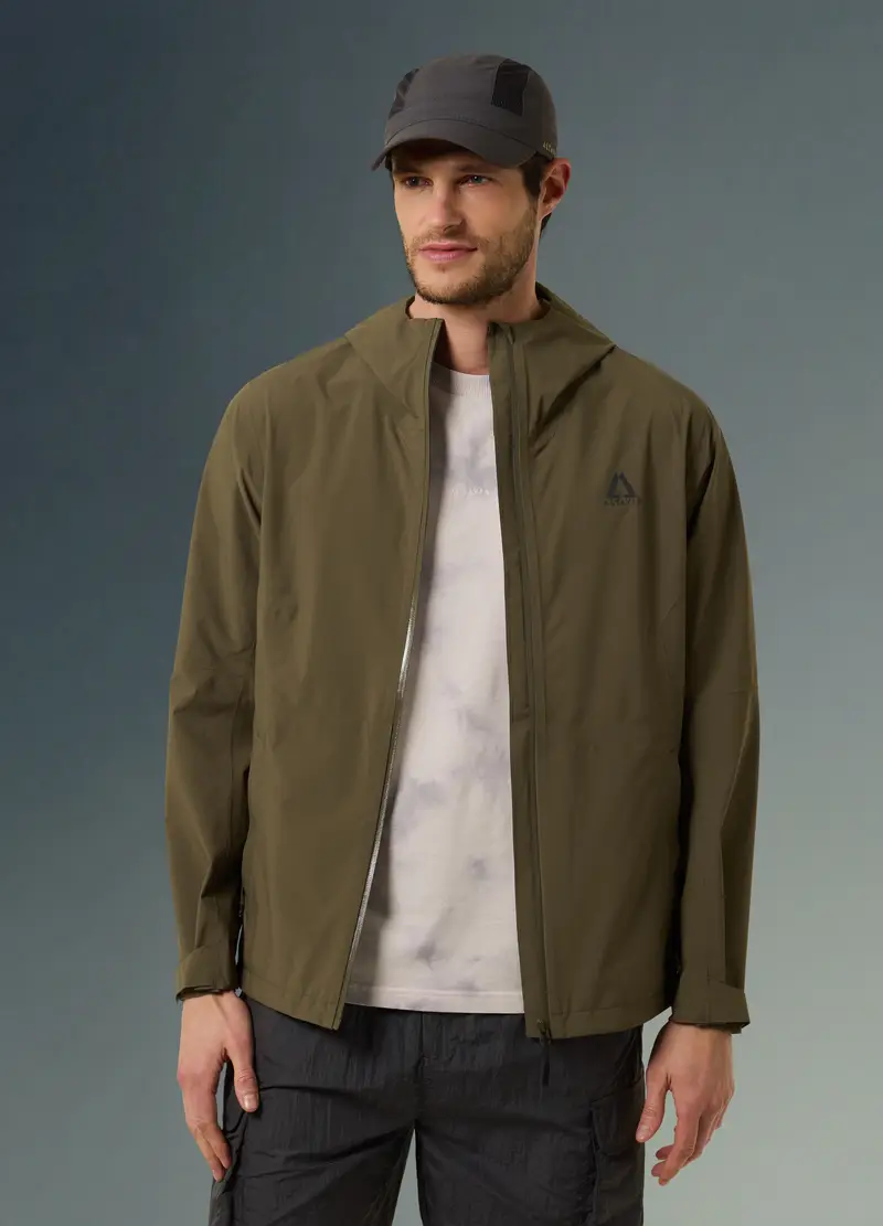 Giacca Guscio Antipioggia Altavia With Deborah Compagnoni, Uomo, Verde miniatura 3