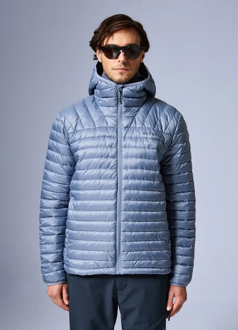 Giacca Ultralight Con Cappuccio Altavia With Deborah Compagnoni, Uomo, Blu miniatura 2