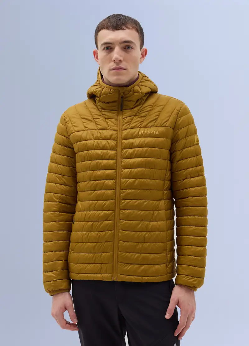 Giacca Ultralight Con Cappuccio Altavia With Deborah Compagnoni, Uomo, Giallo miniatura 2