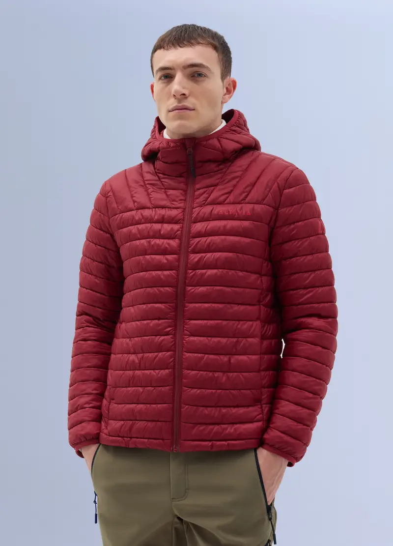 Giacca Ultralight Con Cappuccio Altavia With Deborah Compagnoni, Uomo, Rosso miniatura 2
