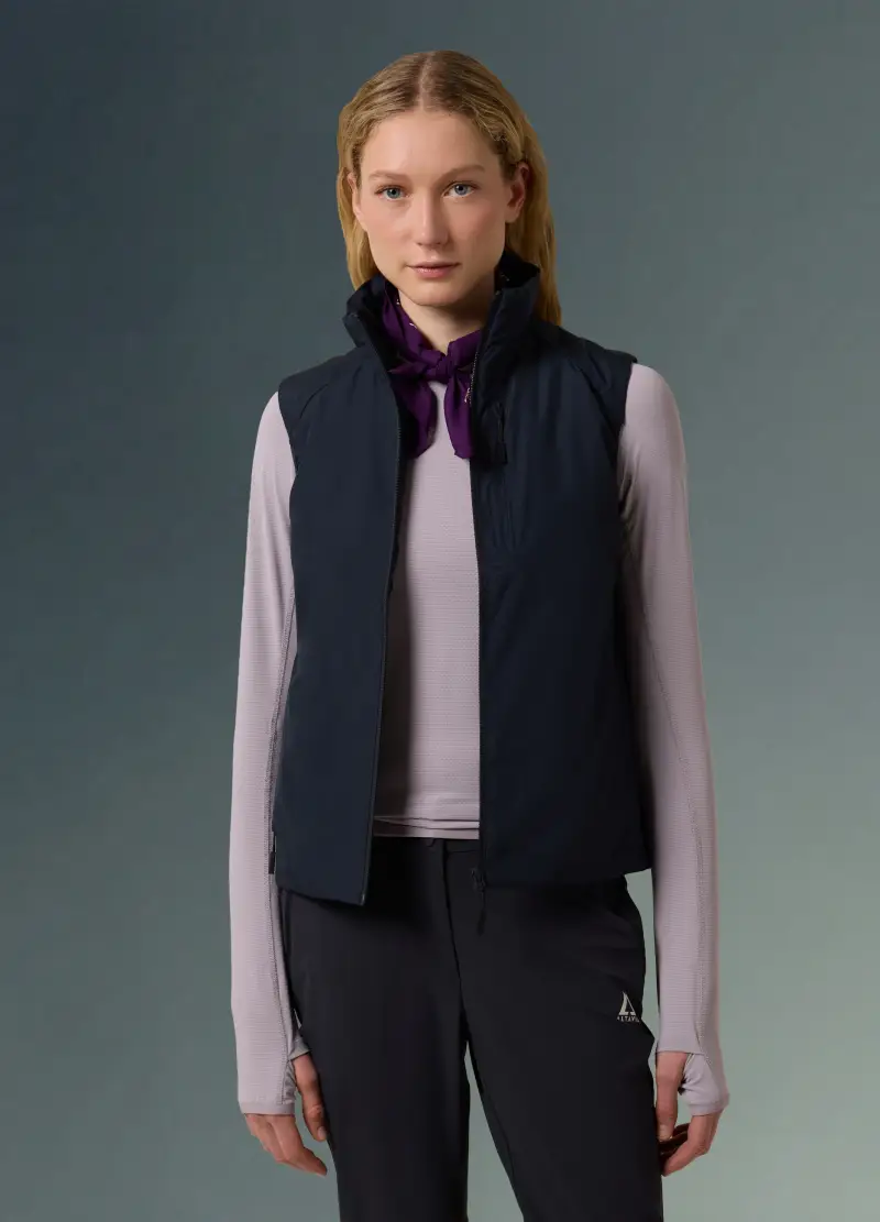 Gilet Imbottito Altavia With Deborah Compagnoni, Donna, Blu