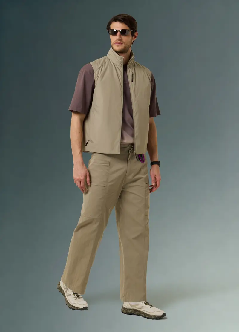 Gilet Imbottito Altavia With Deborah Compagnoni, Uomo, Beige miniatura 2