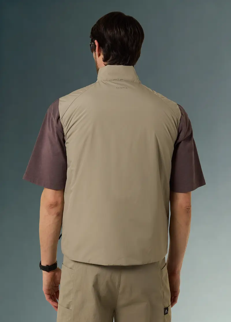 Gilet Imbottito Altavia With Deborah Compagnoni, Uomo, Beige miniatura 3