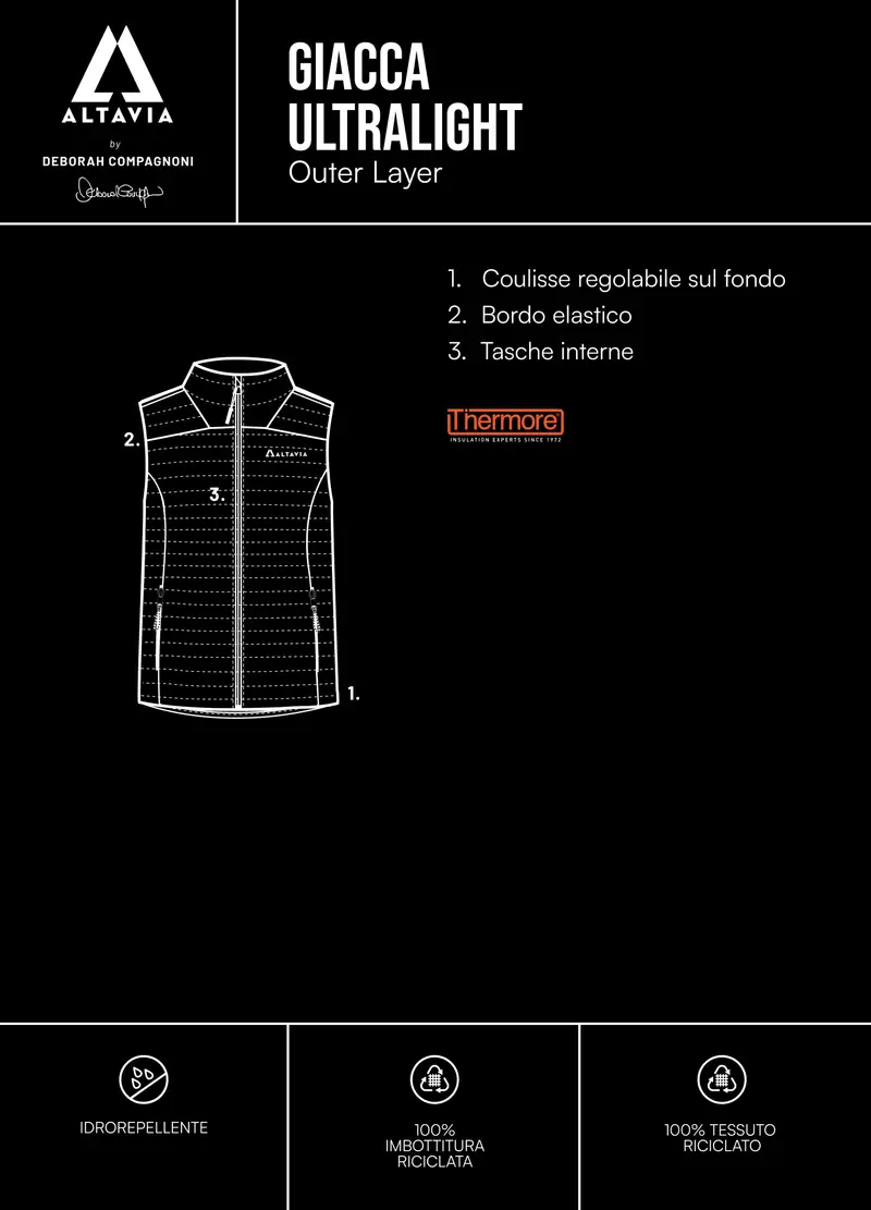 ALTAVIA Gilet Donna Verde 4122283 miniatura 3