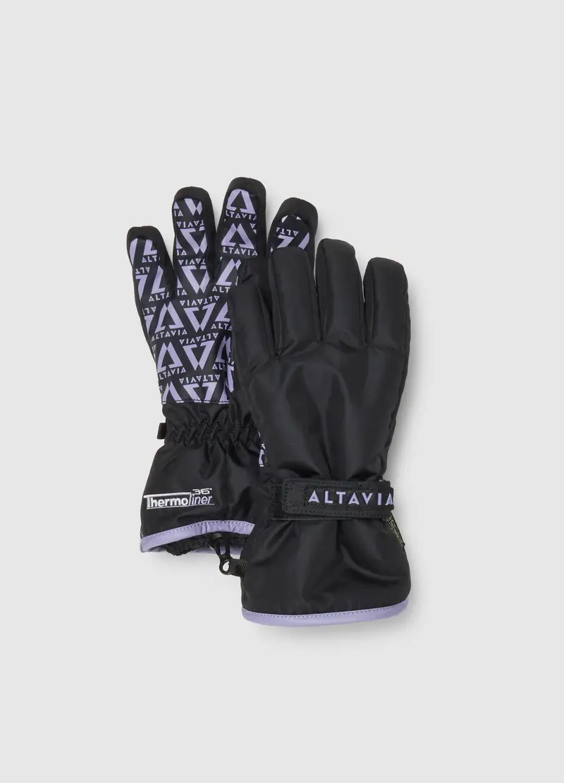 ALTAVIA Guanti Bambina Nero 3983898