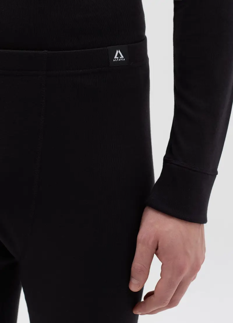 ALTAVIA Leggings Uomo Nero 4133305 miniatura 3