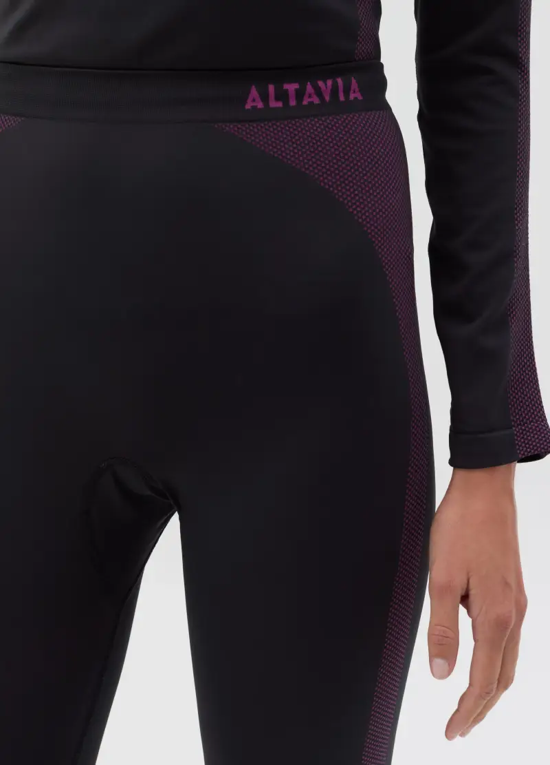 ALTAVIA Leggings Donna Argento 3425675 miniatura 3