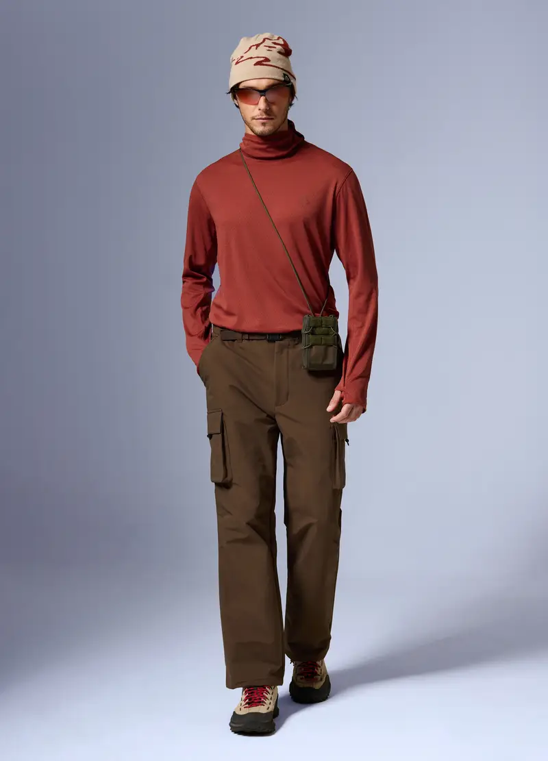 Maglia A Maniche Lunghe Con Cappuccio Altavia With Deborah Compagnoni, Unisex, Rosso miniatura 2