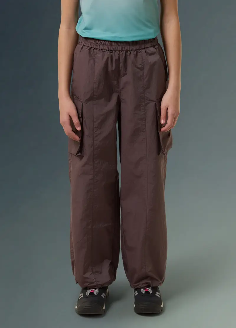 Pantalone Cargo Wide Leg Altavia With Deborah Compagnoni, Bambina, Viola miniatura 2