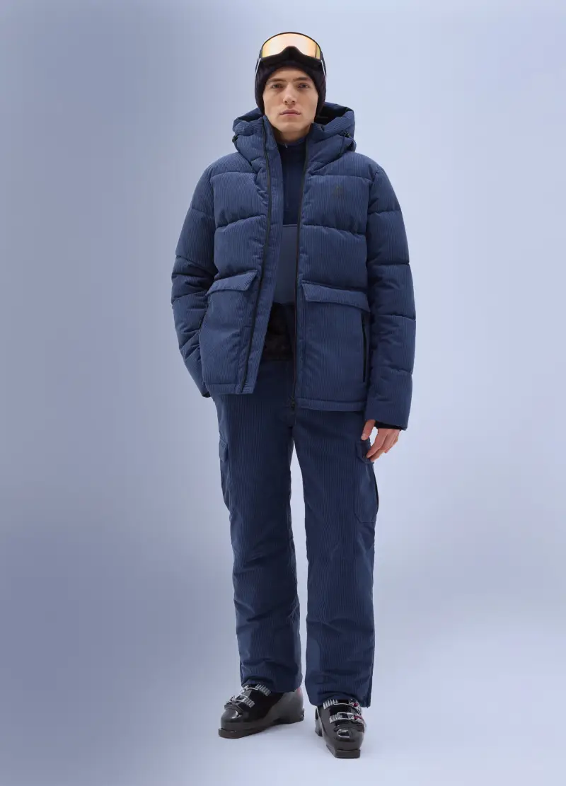 Pantalone Sci In Velluto Altavia With Deborah Compagnoni, Uomo, Blu