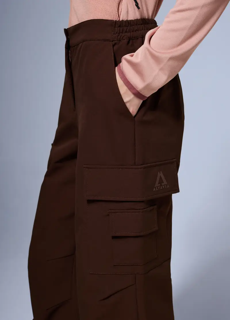 ALTAVIA Pantaloni cargo Donna Marrone 2757234 miniatura 3