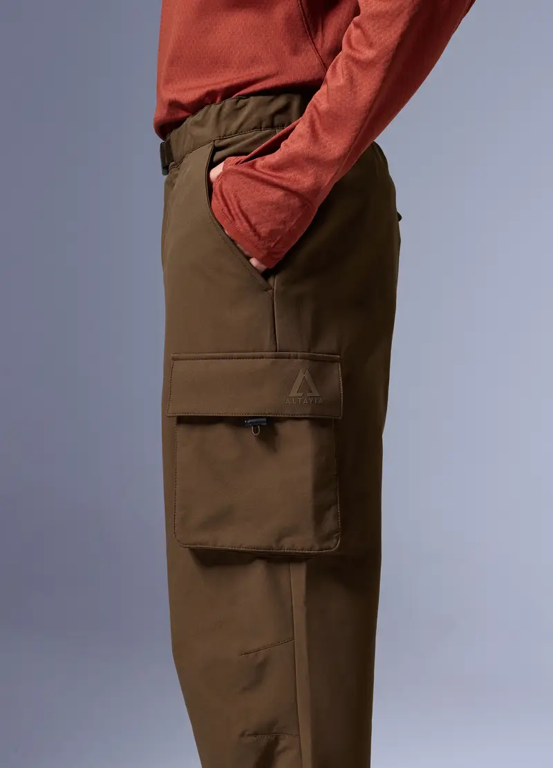 ALTAVIA Pantaloni cargo Uomo Marrone 2757235 miniatura 3