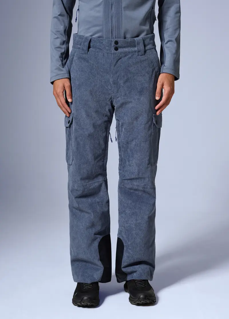 Pantaloni Da Sci In Velluto Altavia With Deborah Compagnoni, Unisex, Blu miniatura 2