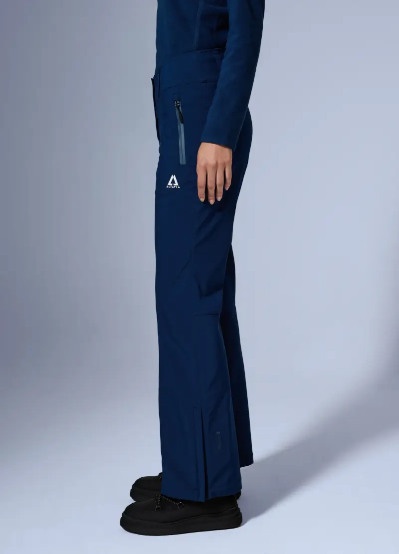 , Pantaloni Da Sci Softshell Altavia With Deborah Compagnoni, Donna, Blu miniatura 3