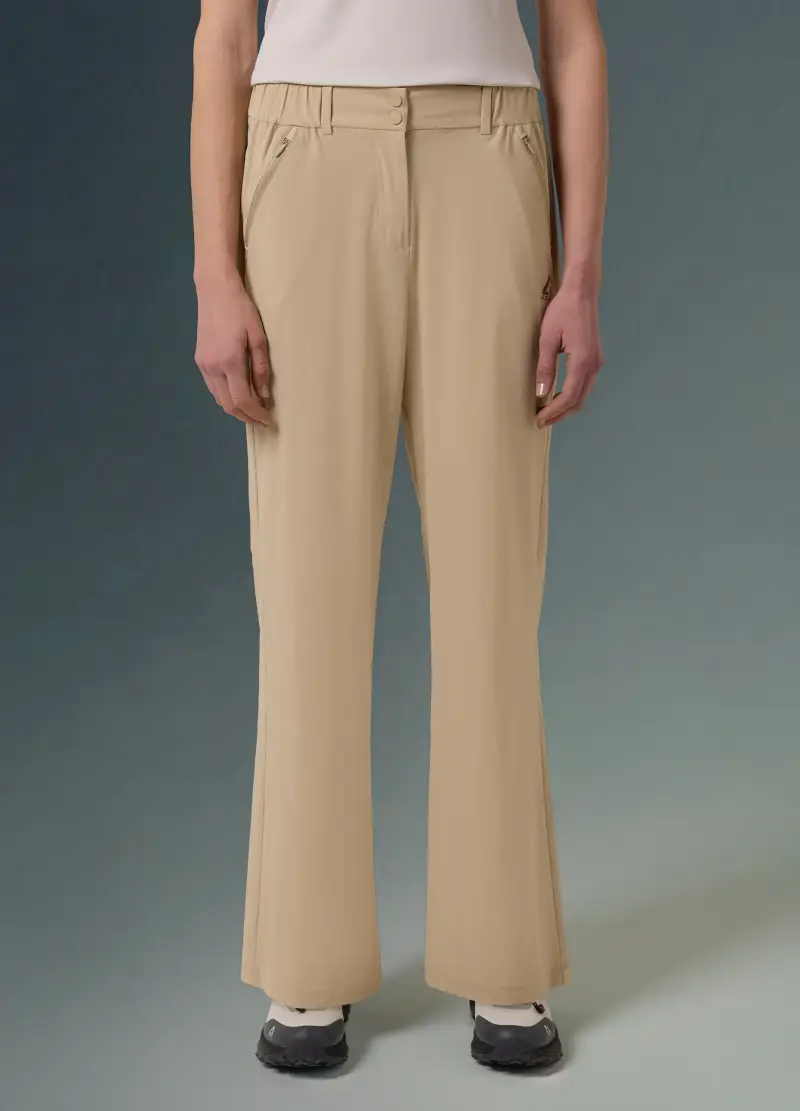 Pantaloni Da Trekking Wide Leg Altavia With Deborah Compagnoni, Donna, Beige miniatura 2