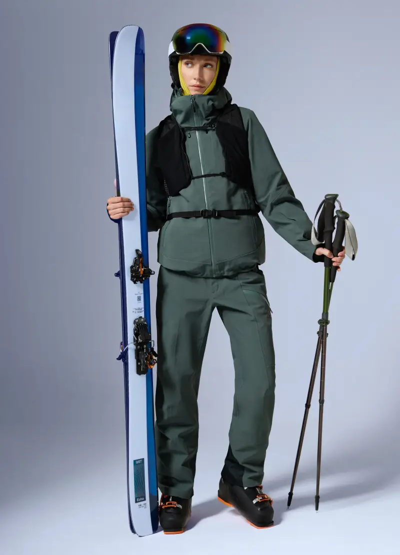 Pantaloni Guscio Altavia With Deborah Compagnoni, Donna, Verde