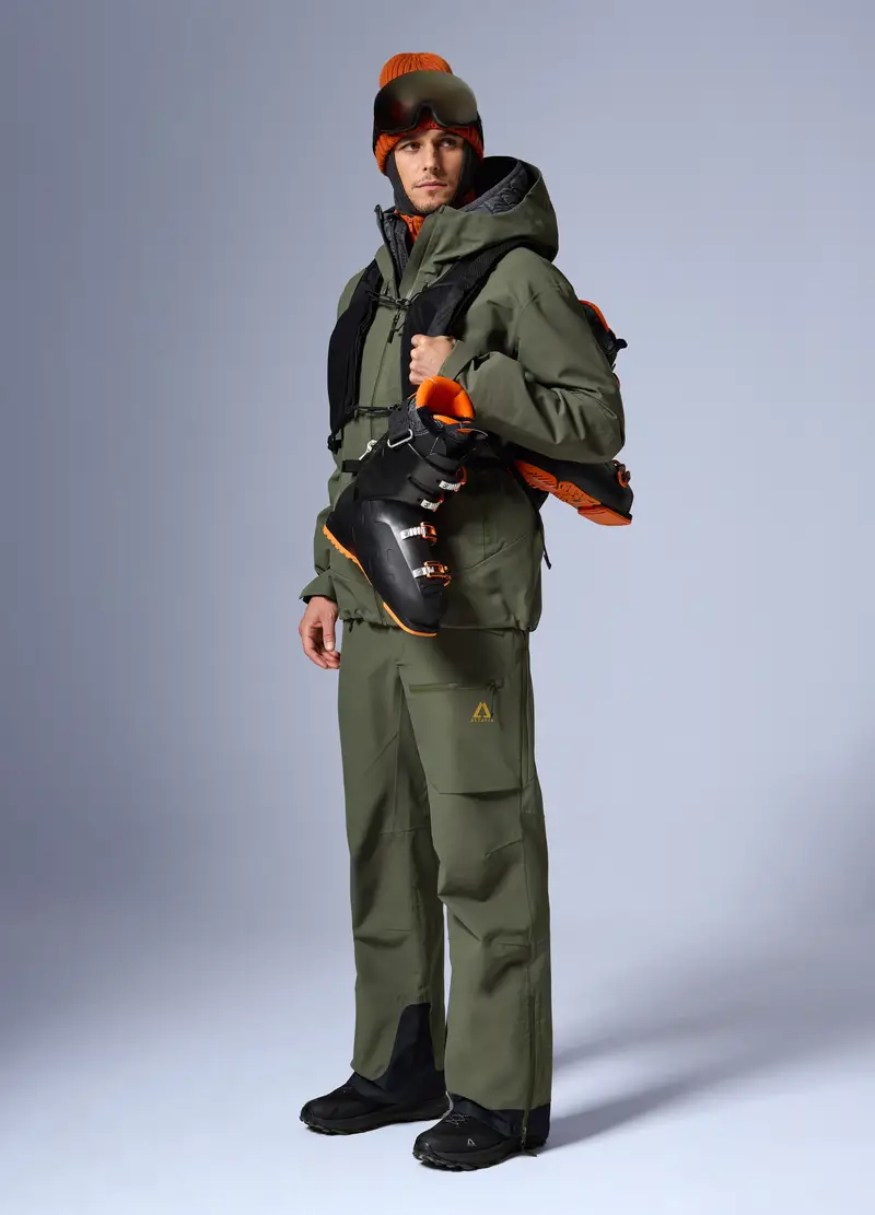 Pantaloni Guscio Altavia With Deborah Compagnoni, Unisex, Verde