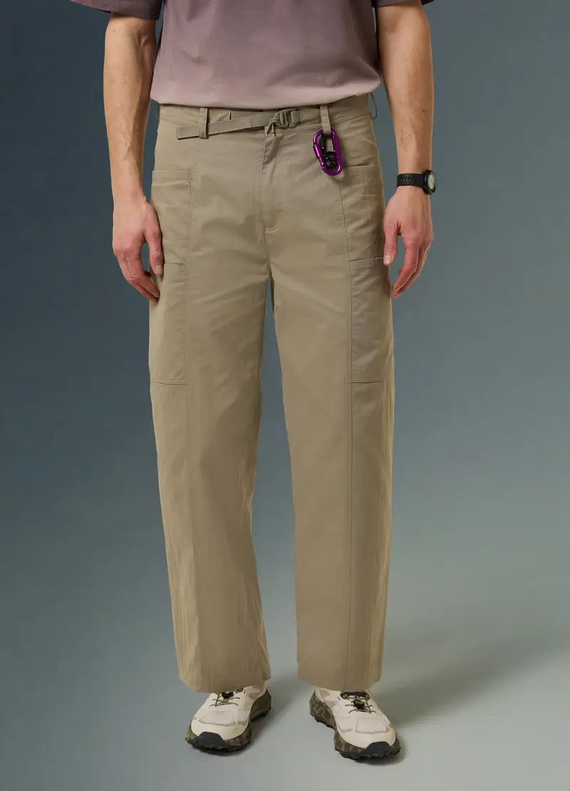 Pantaloni Utility Barrel Altavia With Deborah Compagnoni, Uomo, Beige miniatura 2
