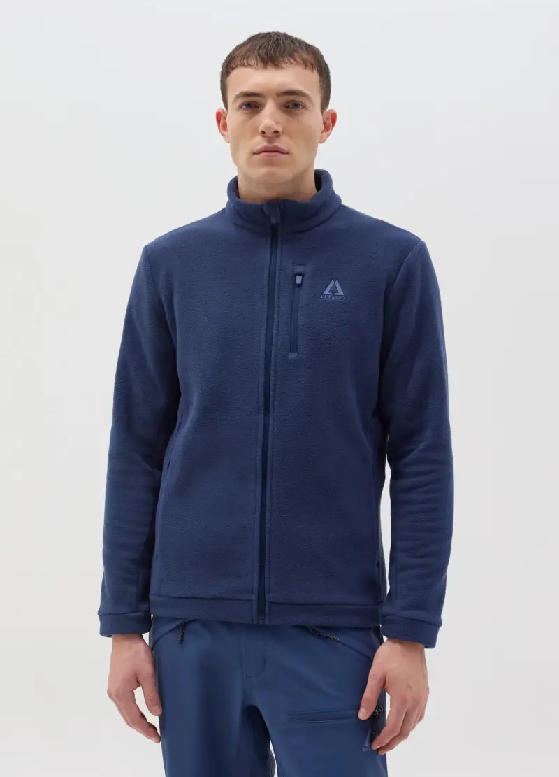 Pile Full Zip Altavia With Deborah Compagnoni, Uomo, Blu miniatura 2