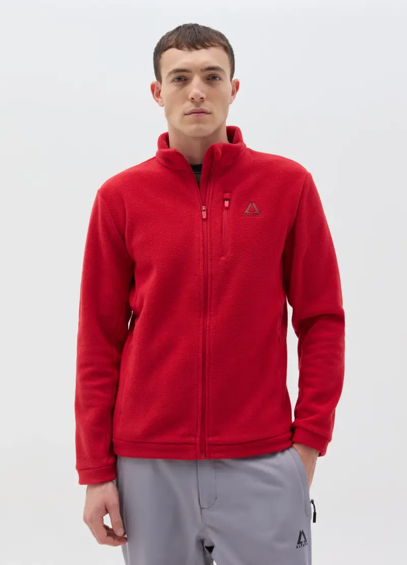 Pile Full-zip Altavia With Deborah Compagnoni, Uomo, Rosso