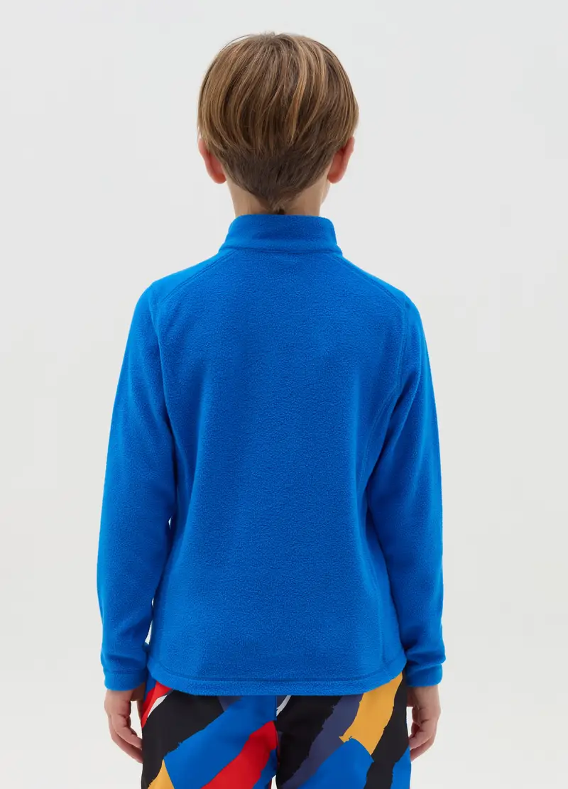 Pile Half Zip Altavia With Deborah Compagnoni, Bambino, Blu miniatura 2