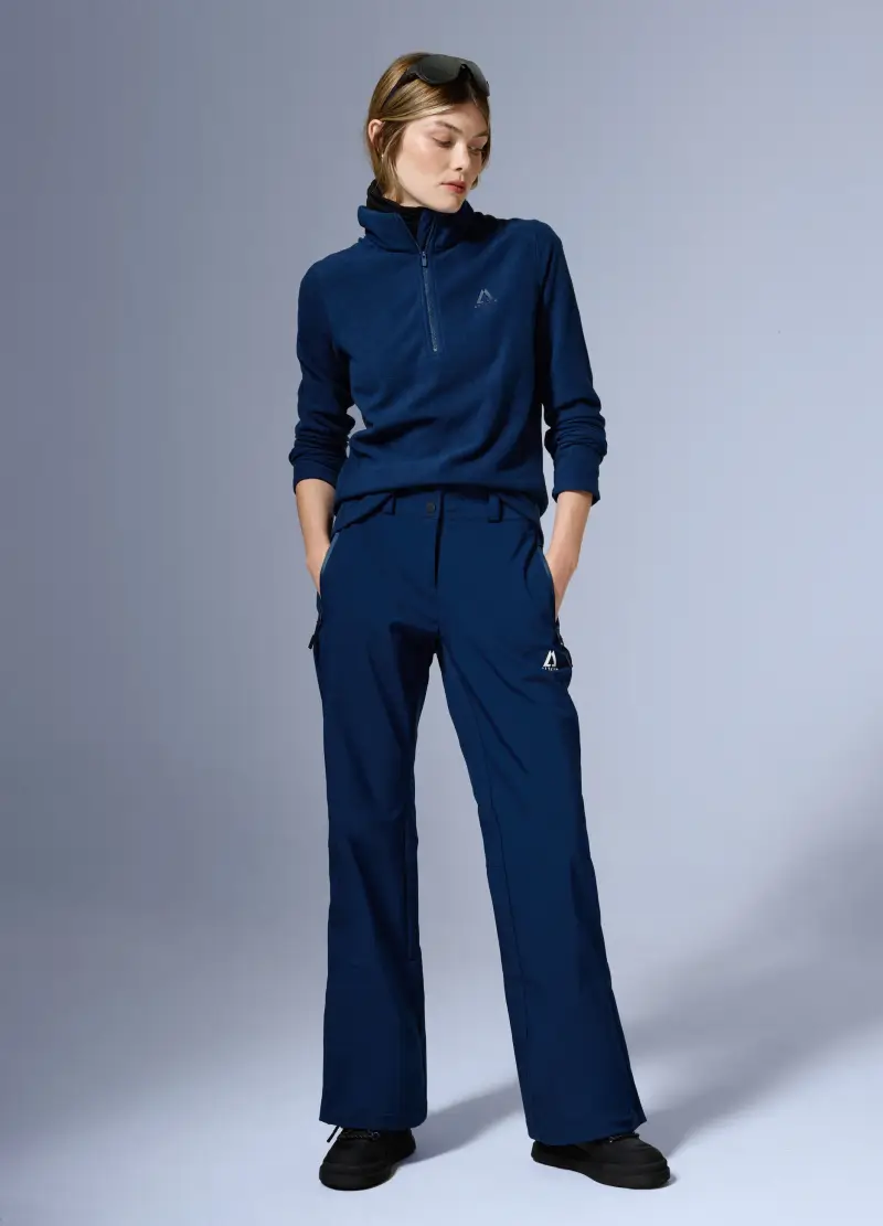 Pile Half Zip Altavia With Deborah Compagnoni, Donna, Blu miniatura 2