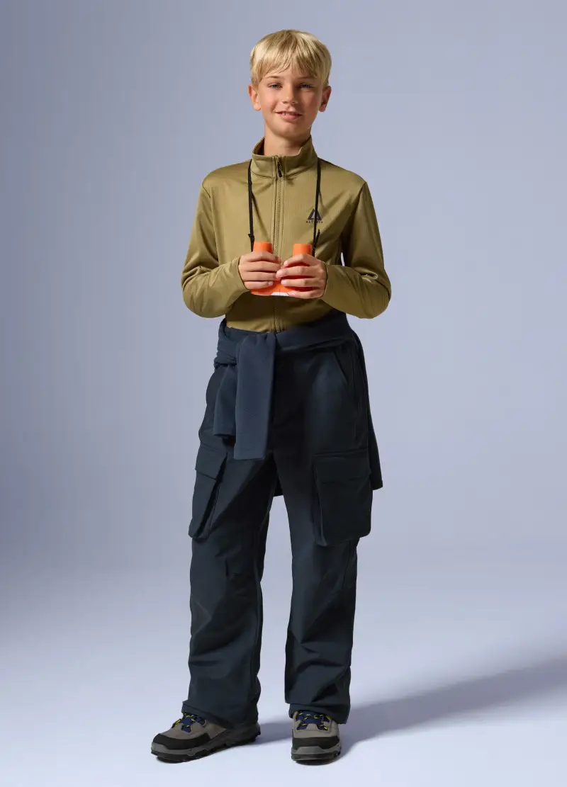 Pile Waffle Full Zip Altavia With Deborah Compagnoni, Unisex, Verde