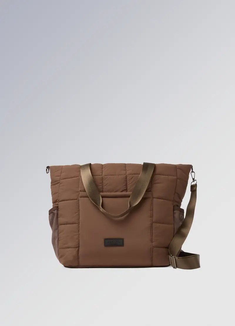 Borsa Shopper Imbottita Altavia Studio, Donna, Marrone