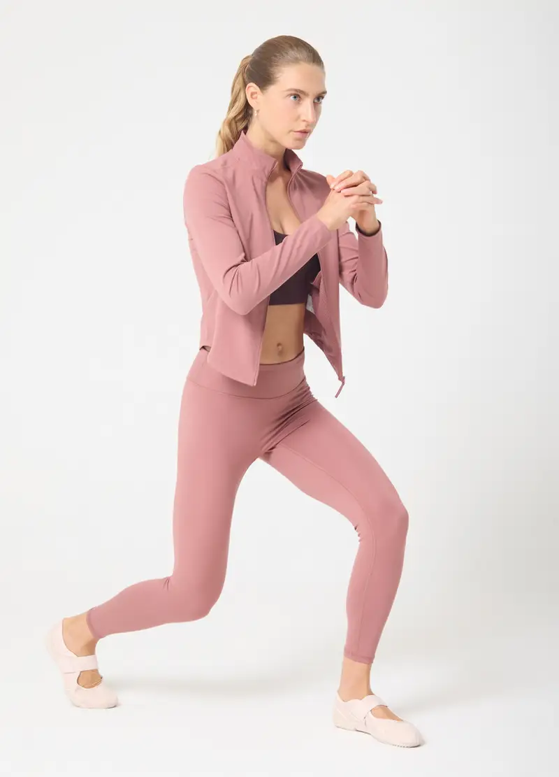 Full-zip Sportiva In Tessuto Elasticizzato Altavia Studio, Donna, Rosa