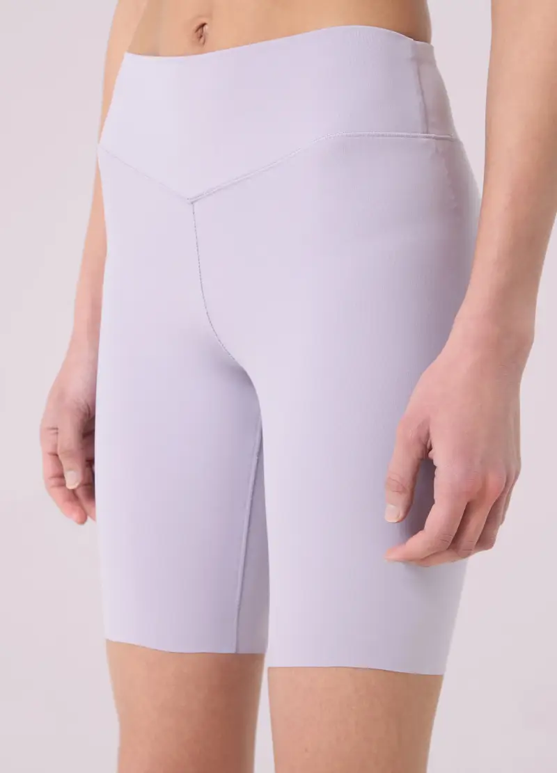 Shorts Biker In Tessuto Tecnico Altavia Studio, Donna, Viola