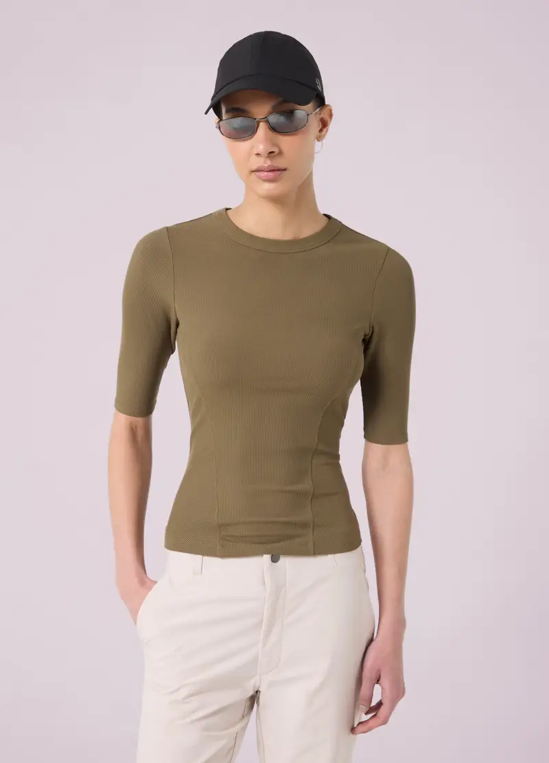 Altavia Studio T-shirt Donna Verde 4330418 miniatura 3