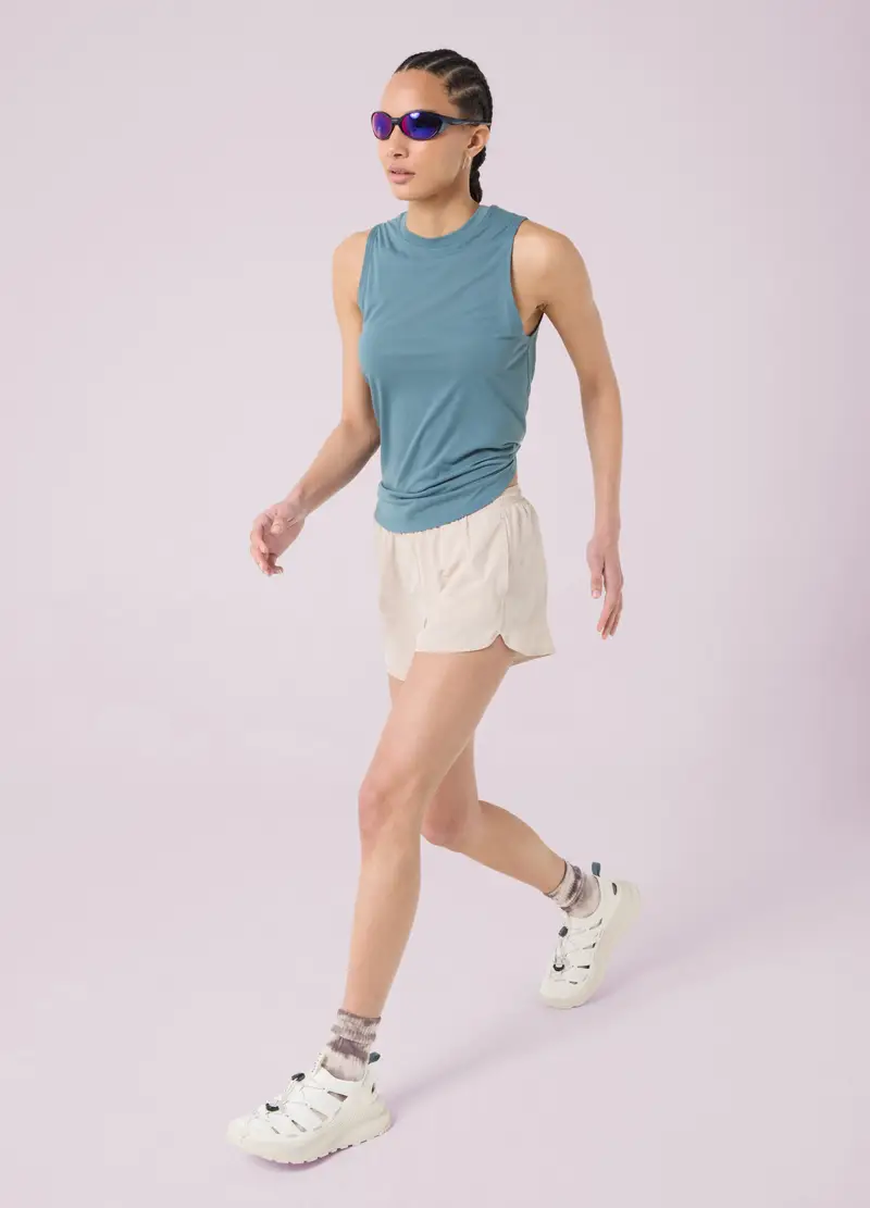 Tank Top In Tessuto Morbido Altavia Studio, Donna, Azzurro