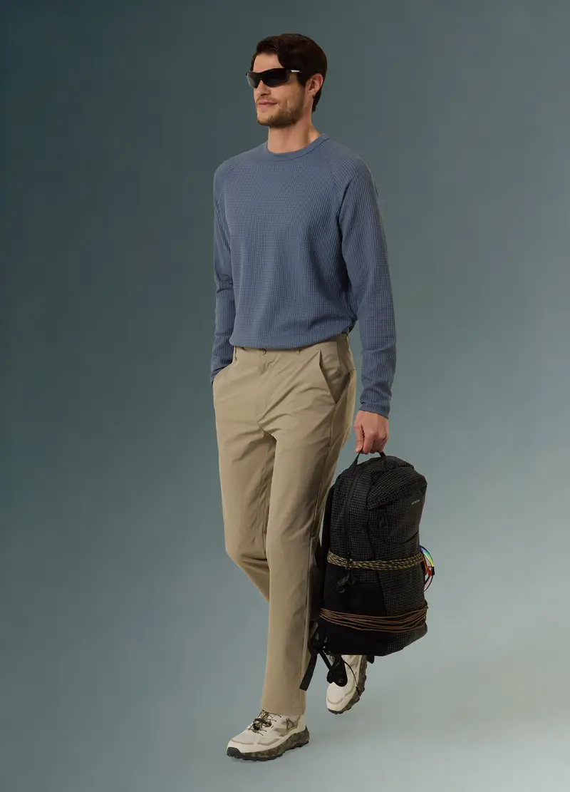 T-shirt A Manica Lunga Altavia With Deborah Compagnoni, Uomo, Blu