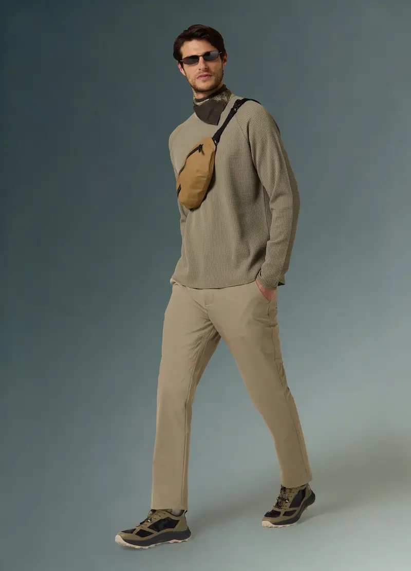 T-shirt A Manica Lunga Altavia With Deborah Compagnoni, Uomo, Verde miniatura 3