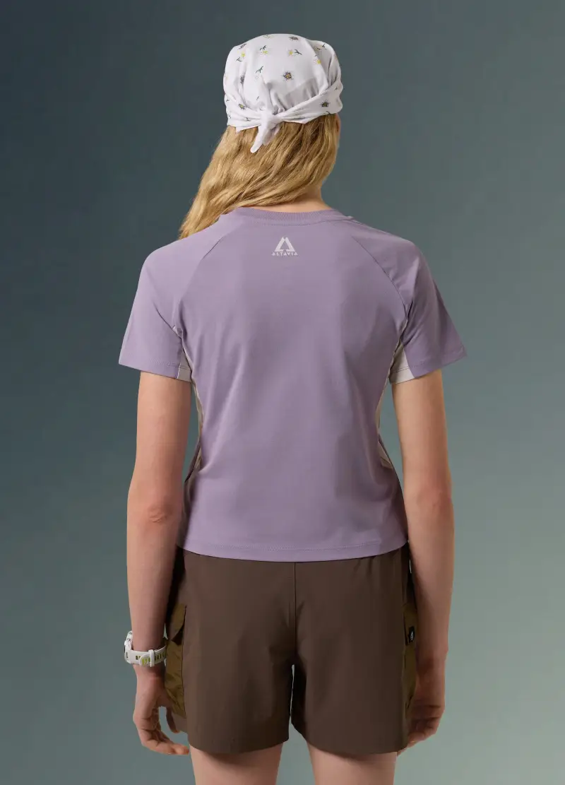 ALTAVIA T-shirt Donna Viola 4312465 miniatura 3