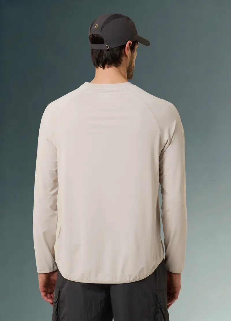 T-shirt Tecnica Spf Altavia With Deborah Compagnoni, Uomo, Bianco miniatura 3