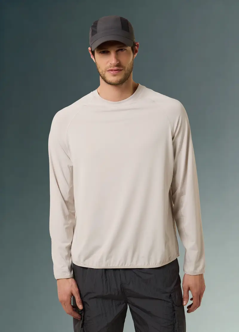 T-shirt Tecnica Spf Altavia With Deborah Compagnoni, Uomo, Bianco