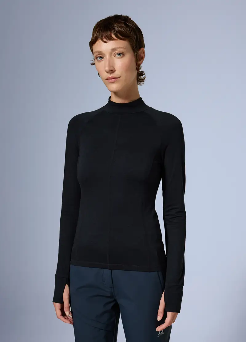 ALTAVIA T-shirt Donna Nero 4133642 miniatura 2