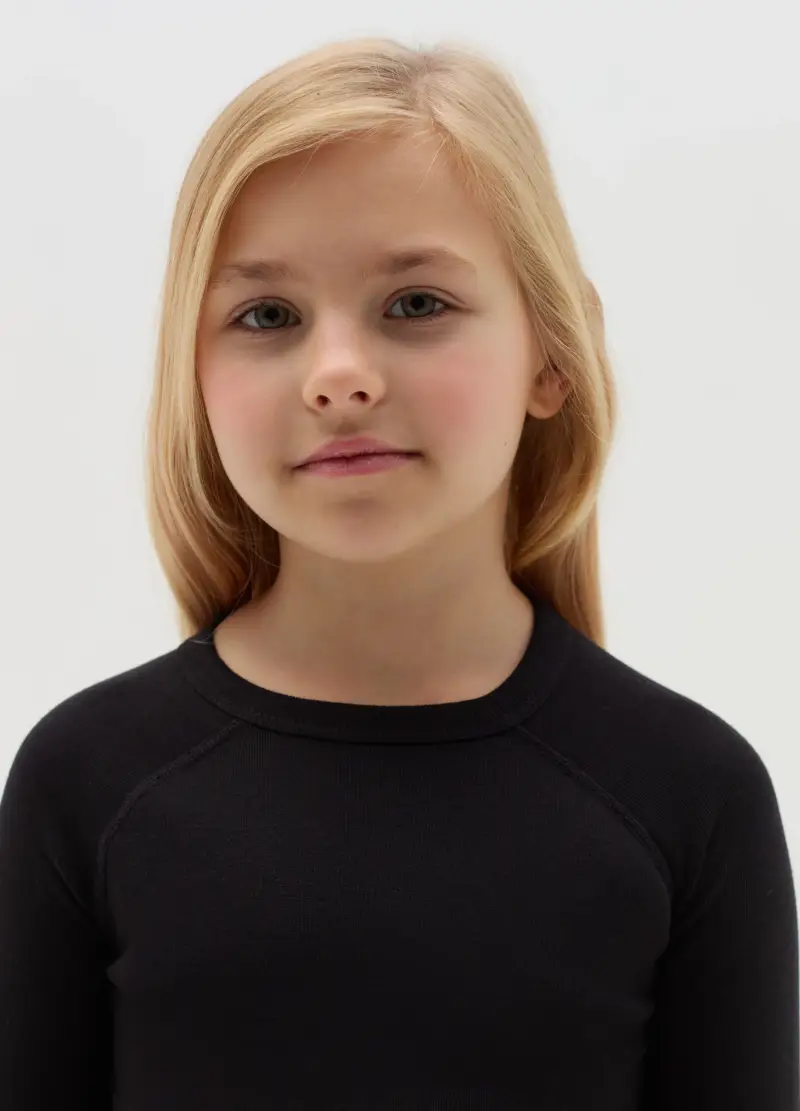 ALTAVIA T-shirt Bambina Nero 2824324 miniatura 3