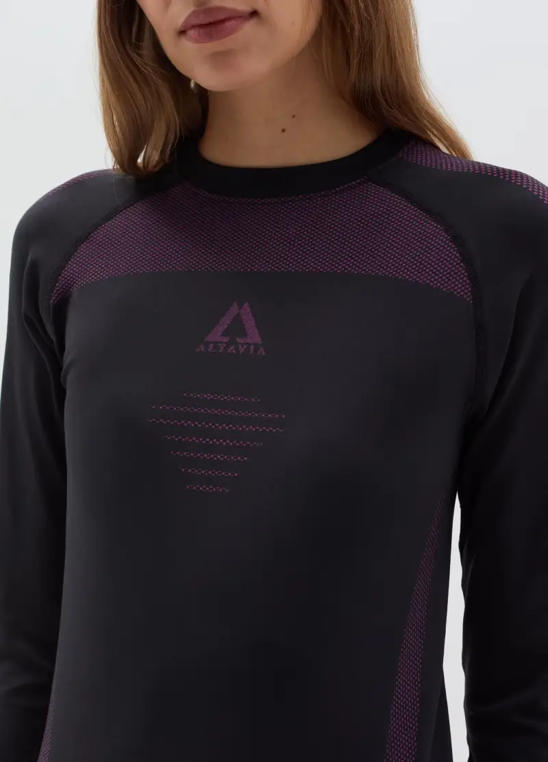 ALTAVIA T-shirt Donna Argento 3438386 miniatura 3