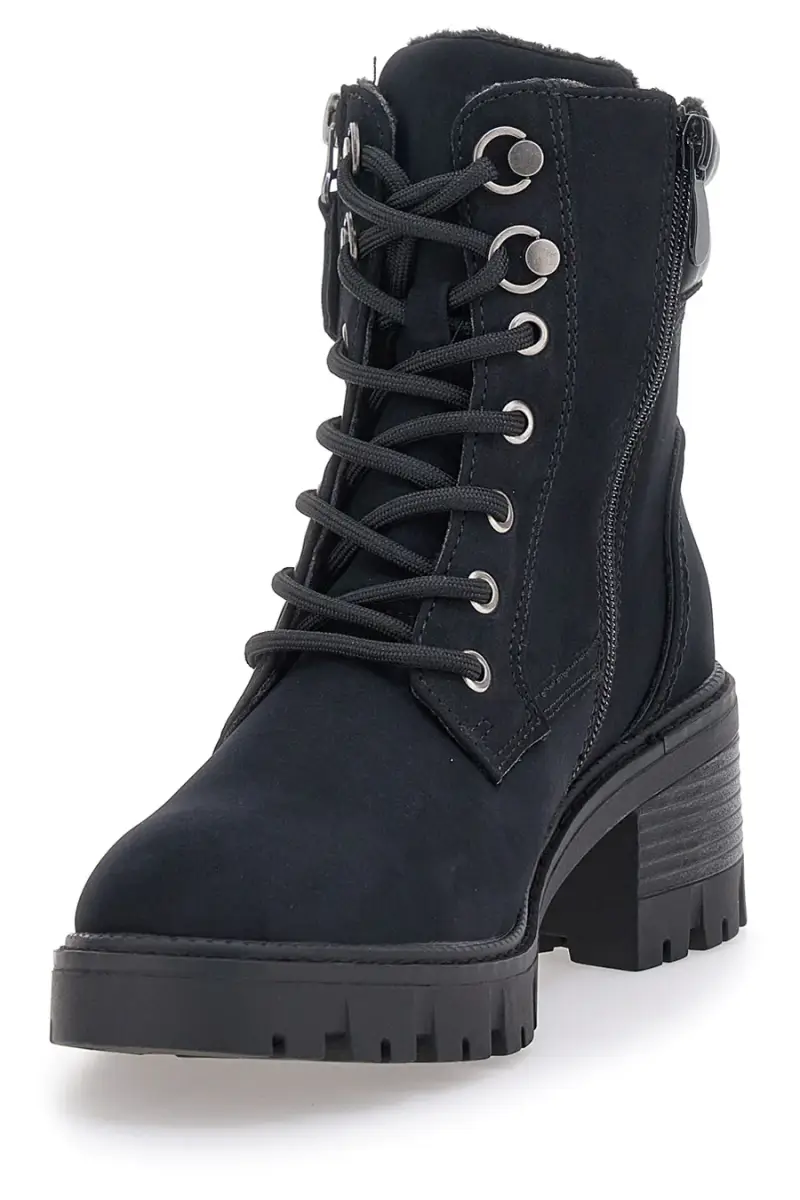 Anfibi neri con tacco medio Altemberg 7 [NERO] miniatura 3