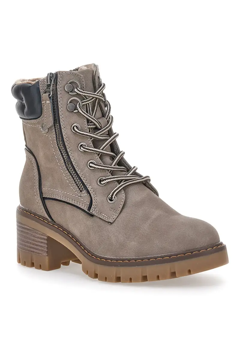 Anfibi taupe con doppia zip e interno caldo Altemberg 7 [TAUPE] miniatura 2