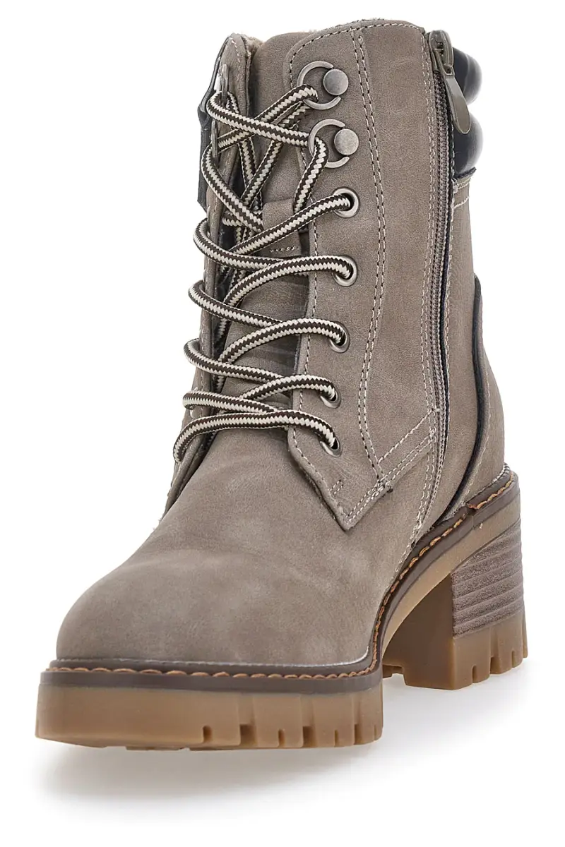 Anfibi taupe con doppia zip e interno caldo Altemberg 7 [TAUPE] miniatura 4