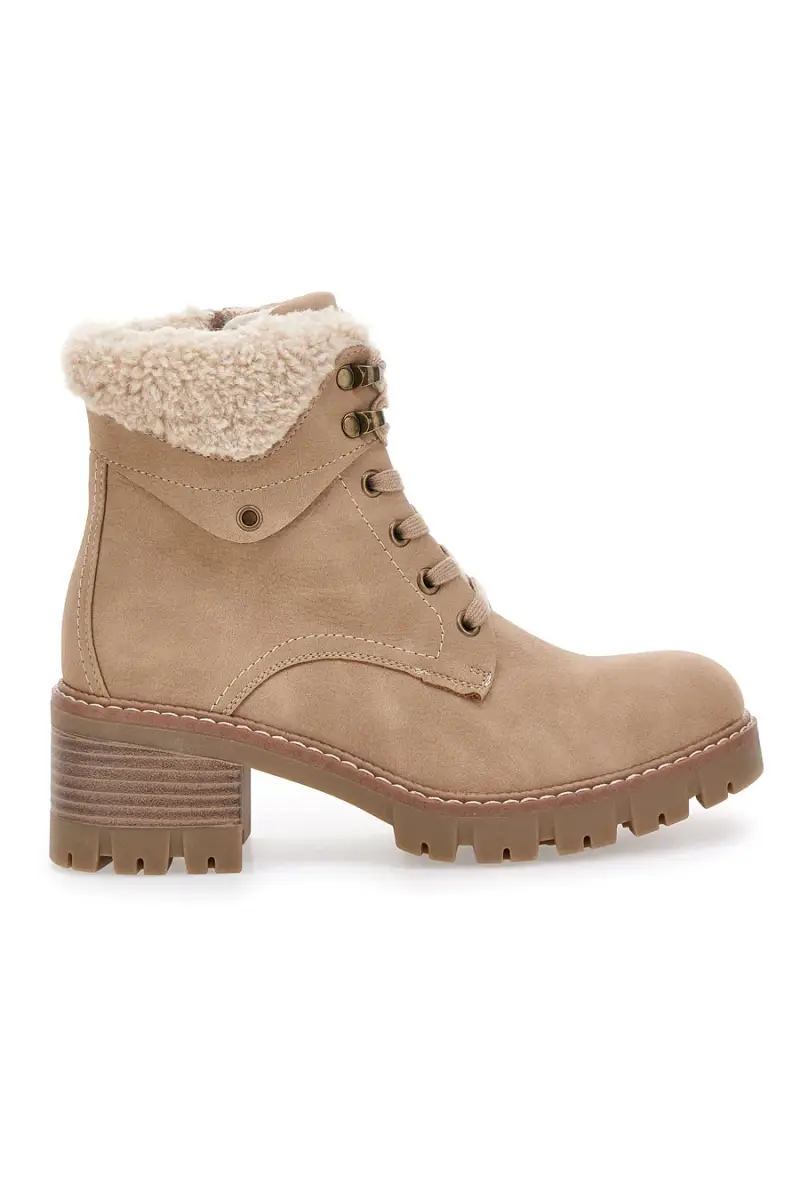 Anfibi taupe con interno caldo e suola carrarmato Altemberg 5 [TAUPE] miniatura 2