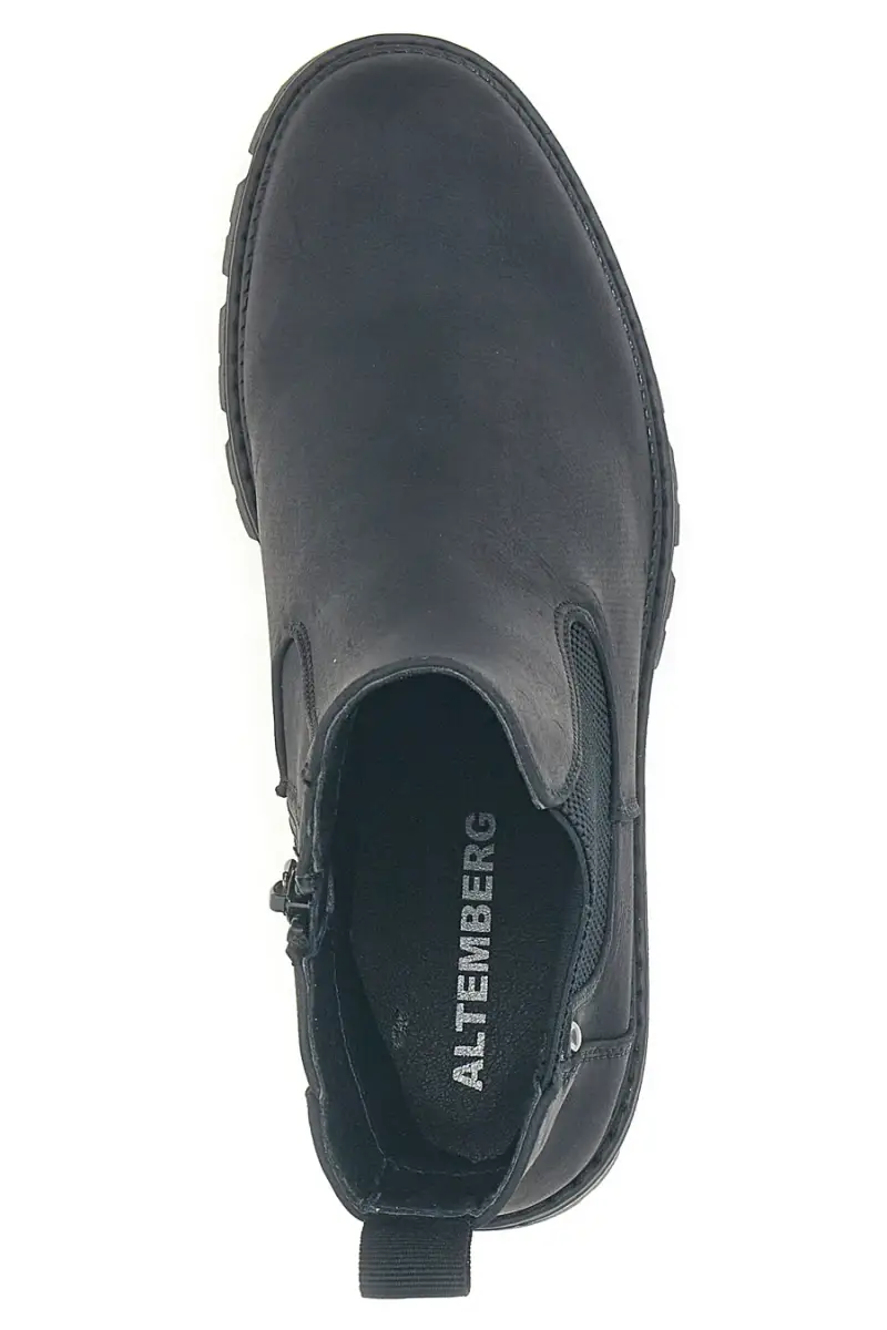 Beatles neri con suola carrarmato Altemberg 6 [NERO] miniatura 3