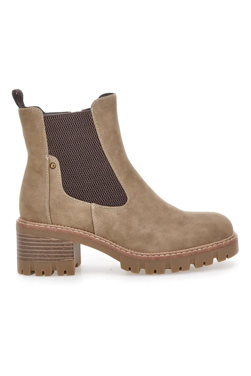 Beatles taupe con suola carrarmato Altemberg 6 [TAUPE]