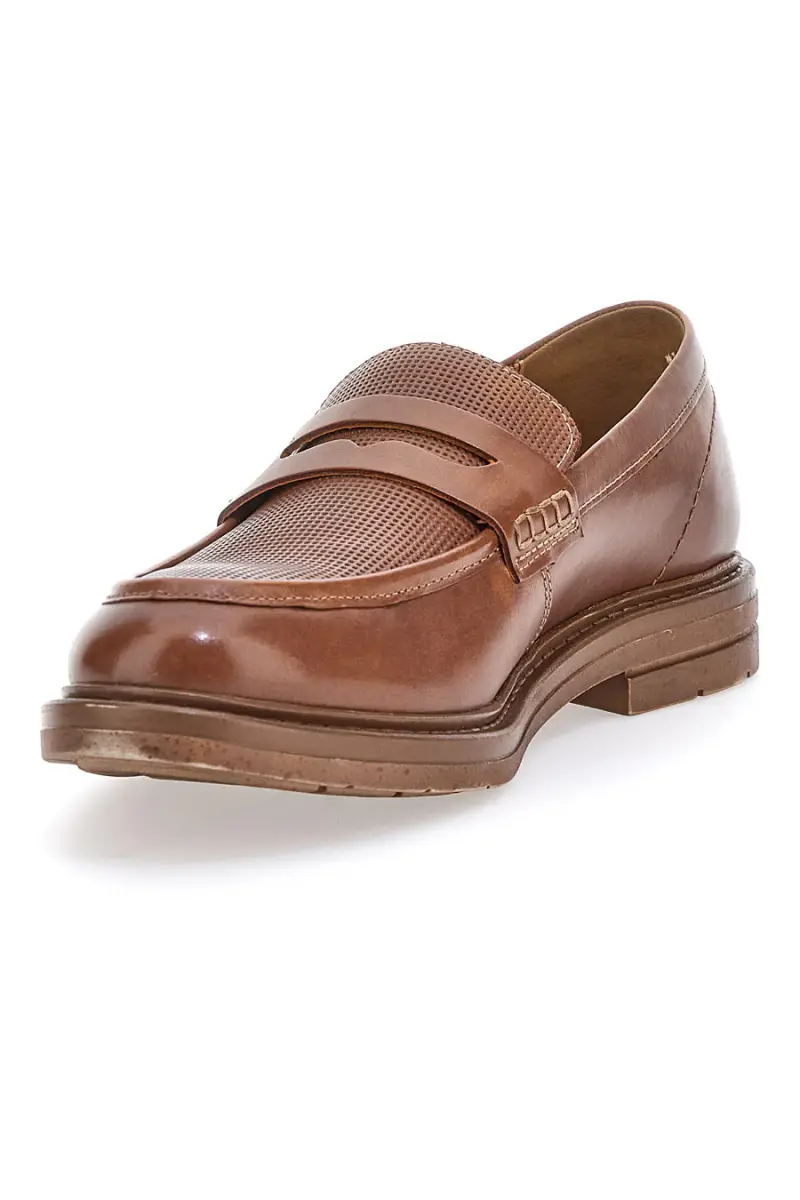 Mocassini Marroni In Vera Pelle Pittarello Active 2406 [TABACCO] miniatura 3