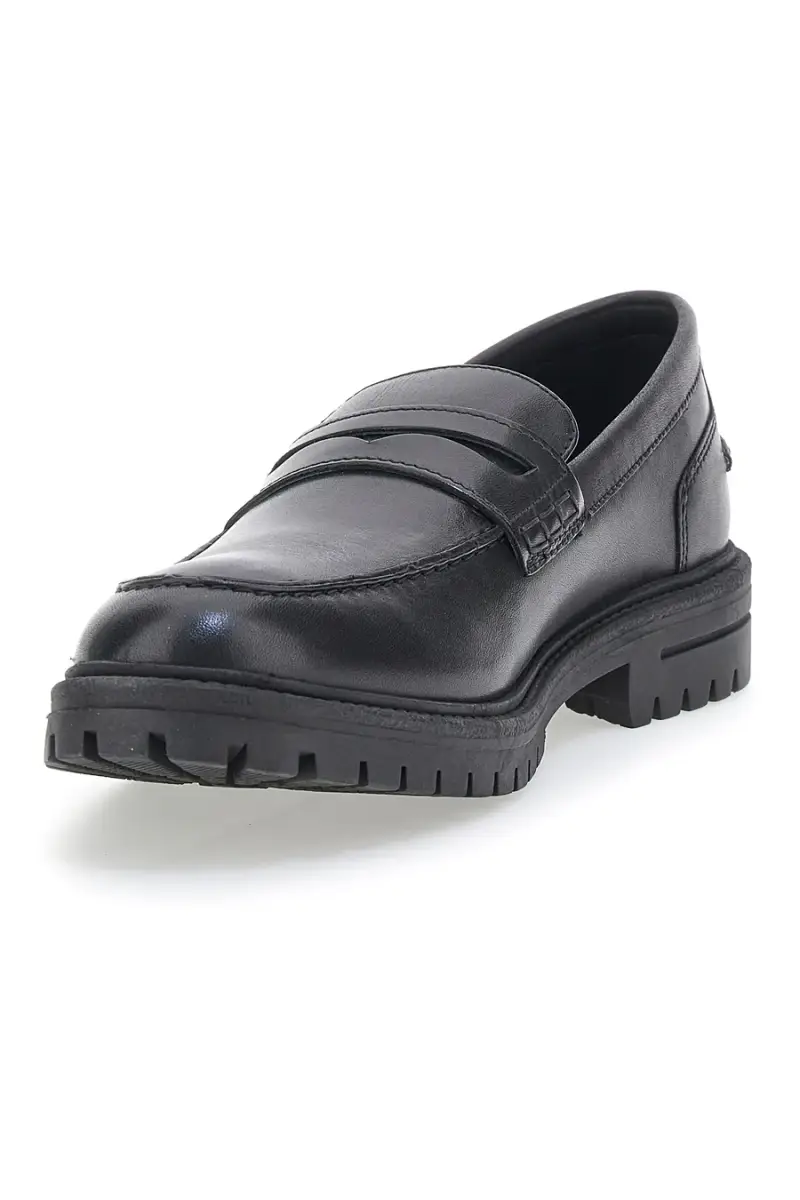 Mocassino Nero Vera Pelle Altemberg 23111 [NERO] miniatura 3