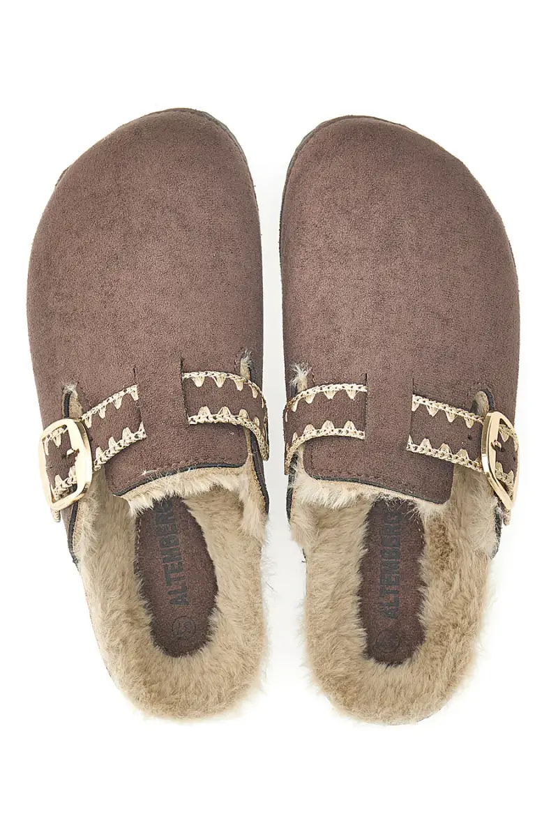 ALTEMBERG Pantofole Testa di moro 4053191 miniatura 3